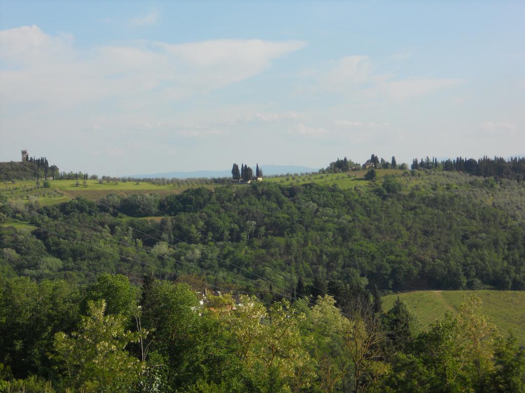 مونتيزبيرتولي Appartamento Old England In Chianti الغرفة الصورة
